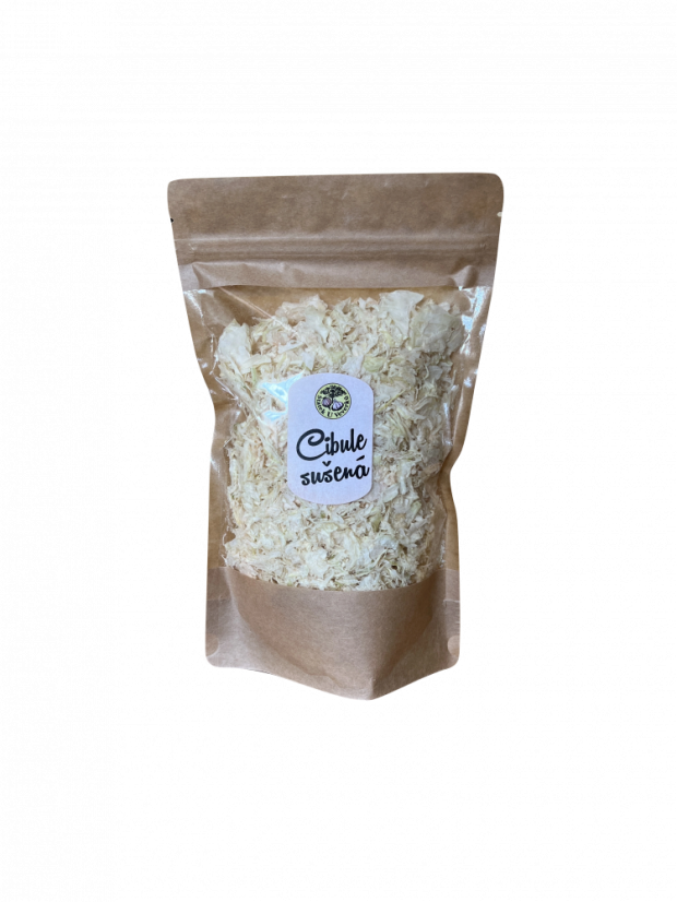 Cibule sušená 100g - Balení: Papírový sáček